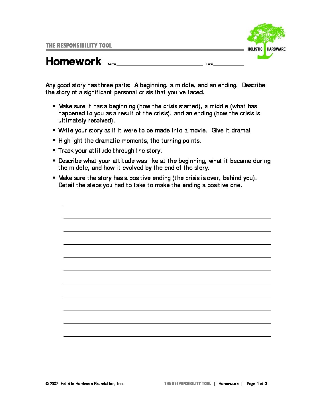 homework helps responsibility